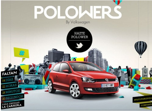 Concours sur Twitter VW, polowers